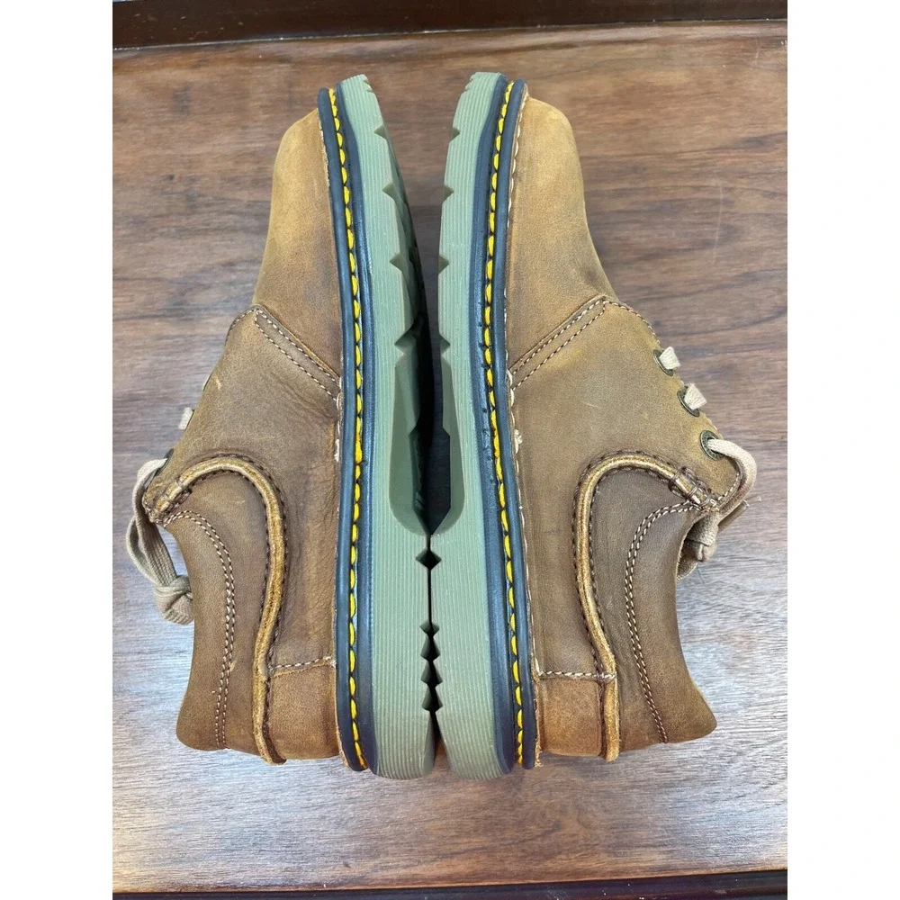 Dr Martens Mens US SZ 7 UK SZ 6  3 Eyelet Oxford Camel Tan Brown Rare EUC Clean